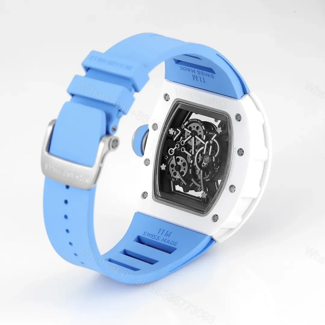 View 7 of JB Factory KU+ KV-V5 White & Blue Ceramic Watch