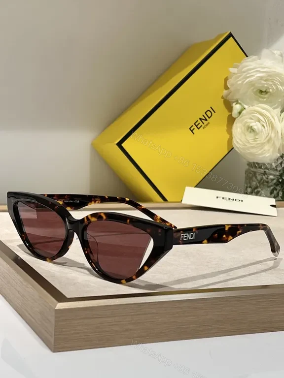 View 2 of Cat-Eye Sunglasses: Luxe Black, Acetate, Fendi-Inspired