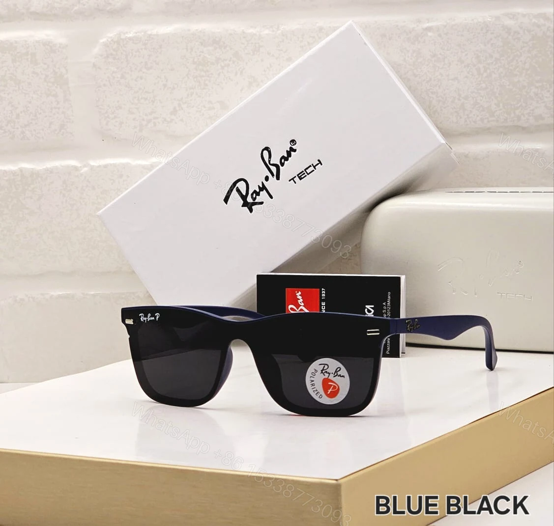 View 2 of Ray-Ban Tech Wayfarer Polarized Grey Lens