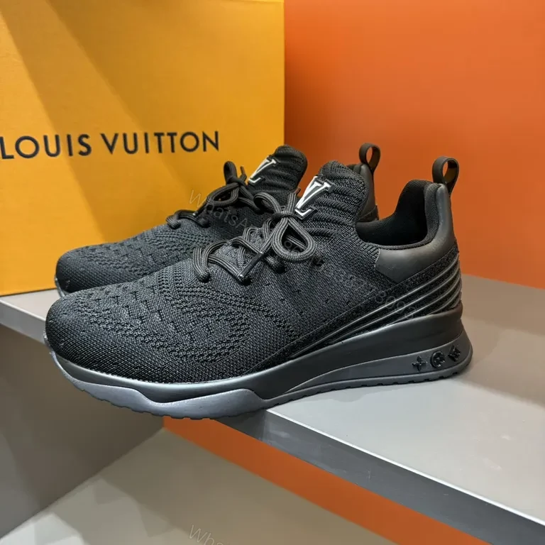 View 6 of Low-Profile Knit Runner with LV Accent â€“ Modern Craft Sneaker