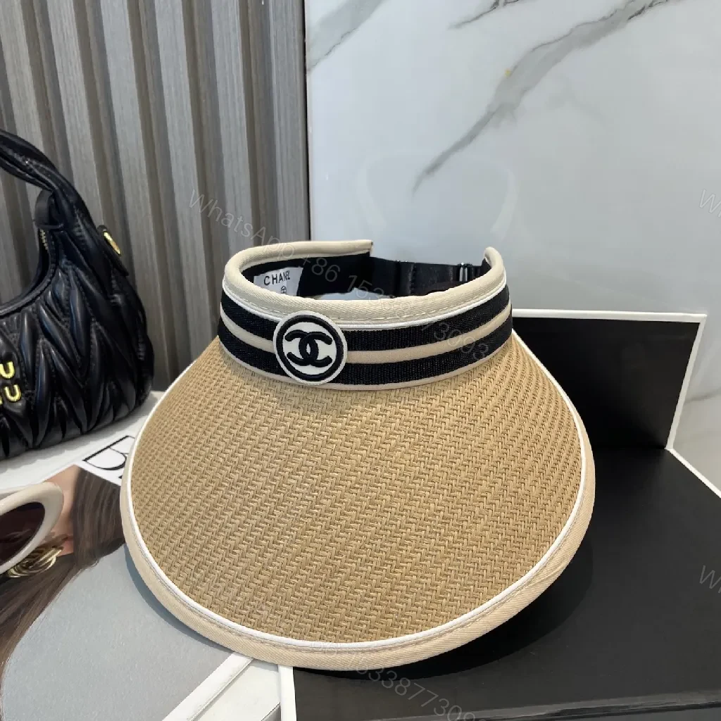 View 3 of Straw Visor: Lightweight, Resort-Ready with Luxe Logo Band