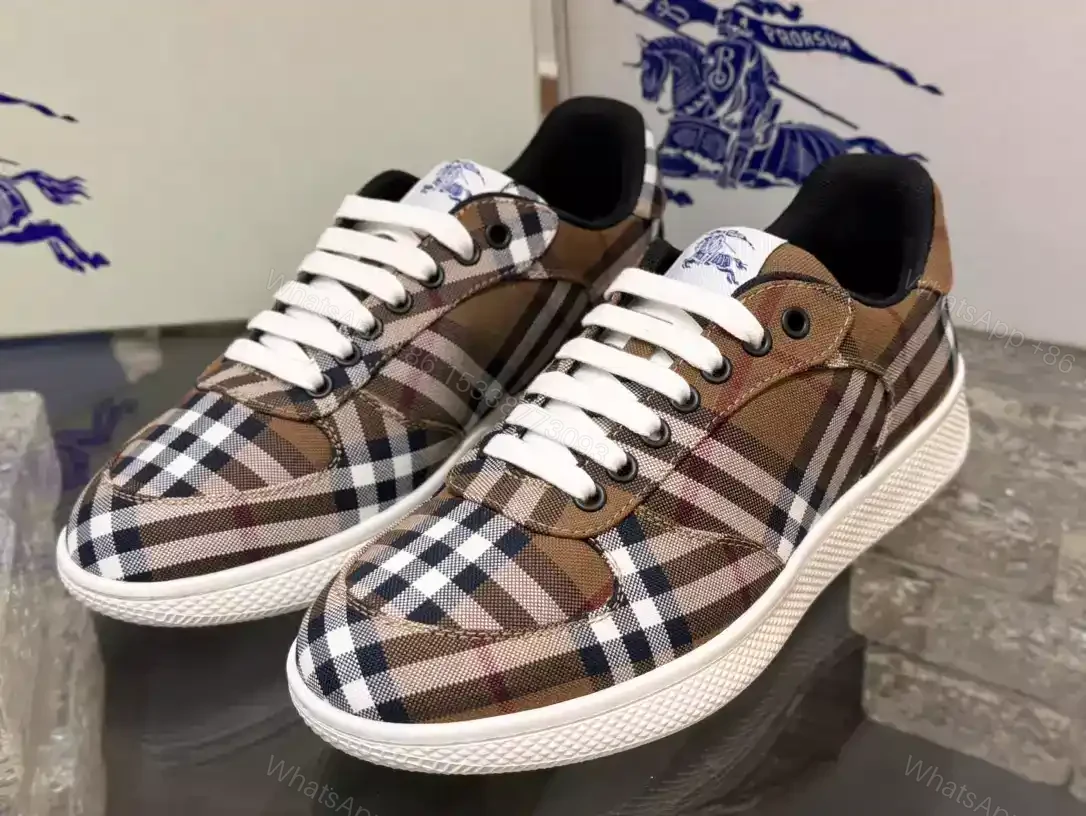 View 7 of BURBERRY TERRACE CHECK SNEAKERS – BBR106