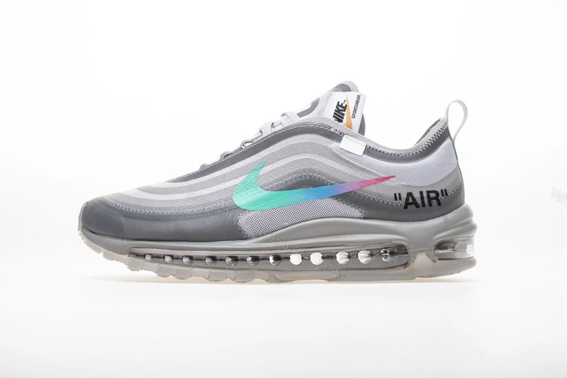 View 8 of OFF WHITE X Nike Air Max 97 “Wolf Grey Menta”