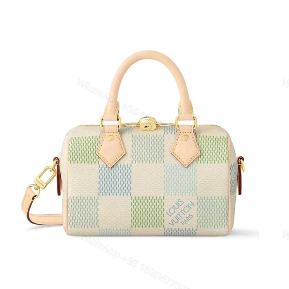 Louis Vuitton Speedy Bandoulière Damier Canvas Pistachio 20Cm N40515 — view 1