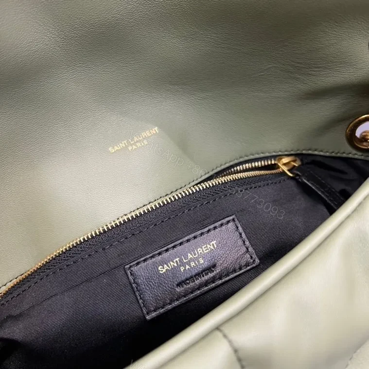 View 8 of Saint Laurent loulou puffer toy quilted leather shoulder bag