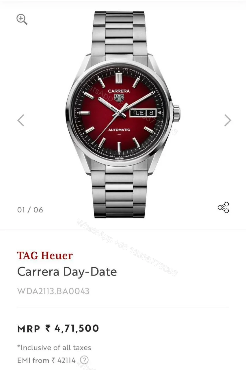 View 3 of TAG Heuer Carrera Day-Date Collection