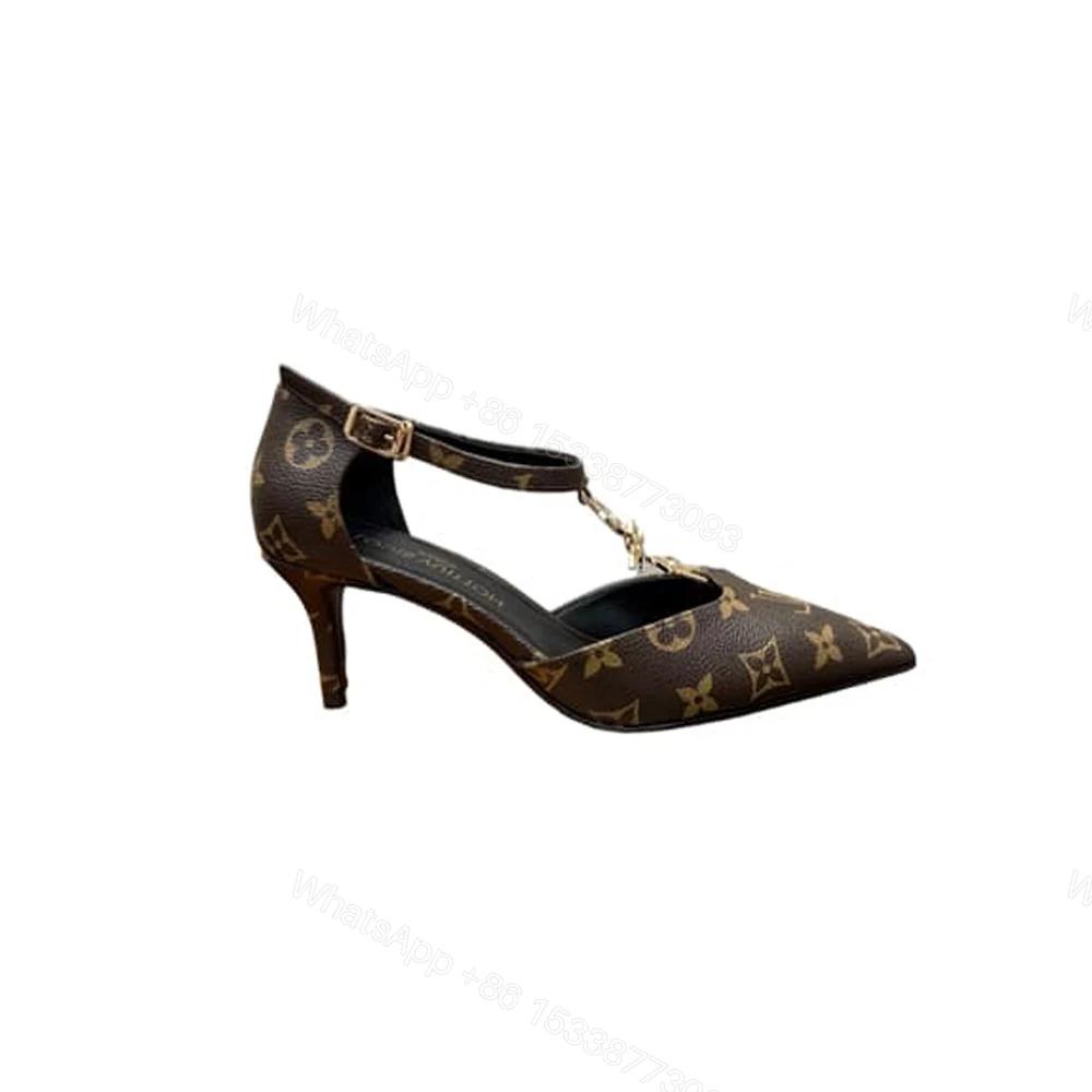 LV Ankle Strap Pumps — view 1