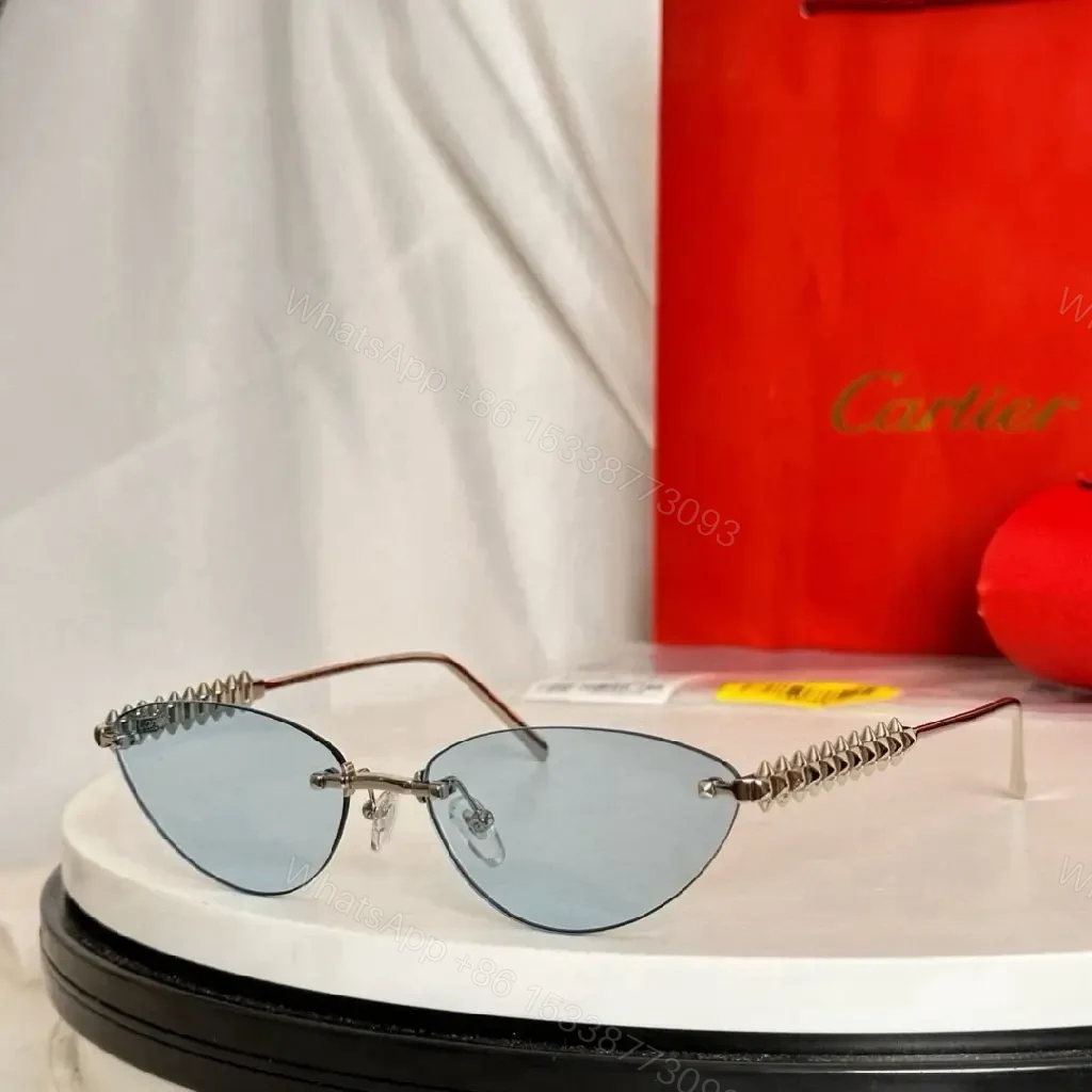 View 9 of Gold Frame Sunglasses with Beaded Temples, Gradient Lenses