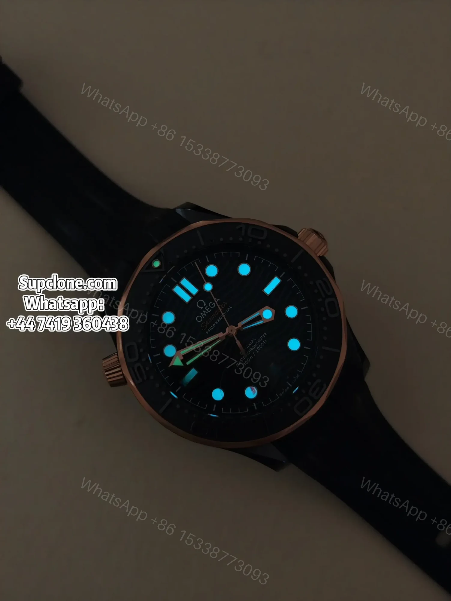 View 17 of Omega Seamaster Planet Ocean 210.62.44.20.01.001 Super Clone Watch