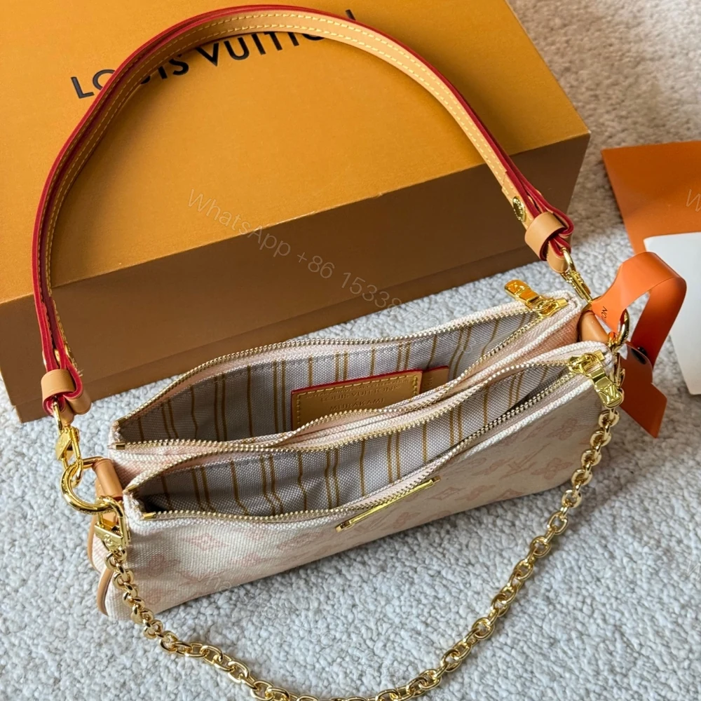 View 8 of Louis Vuitton Pochette Liv Monogram Origine Lin 24Cm