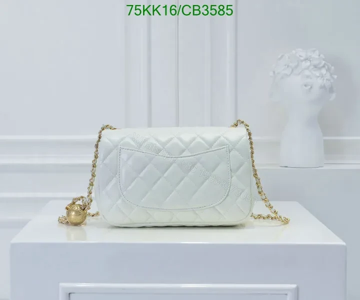 View 14 of Chanel Classic Mini Rectangle Pearl Crush Flap Bag – Genuine Leather