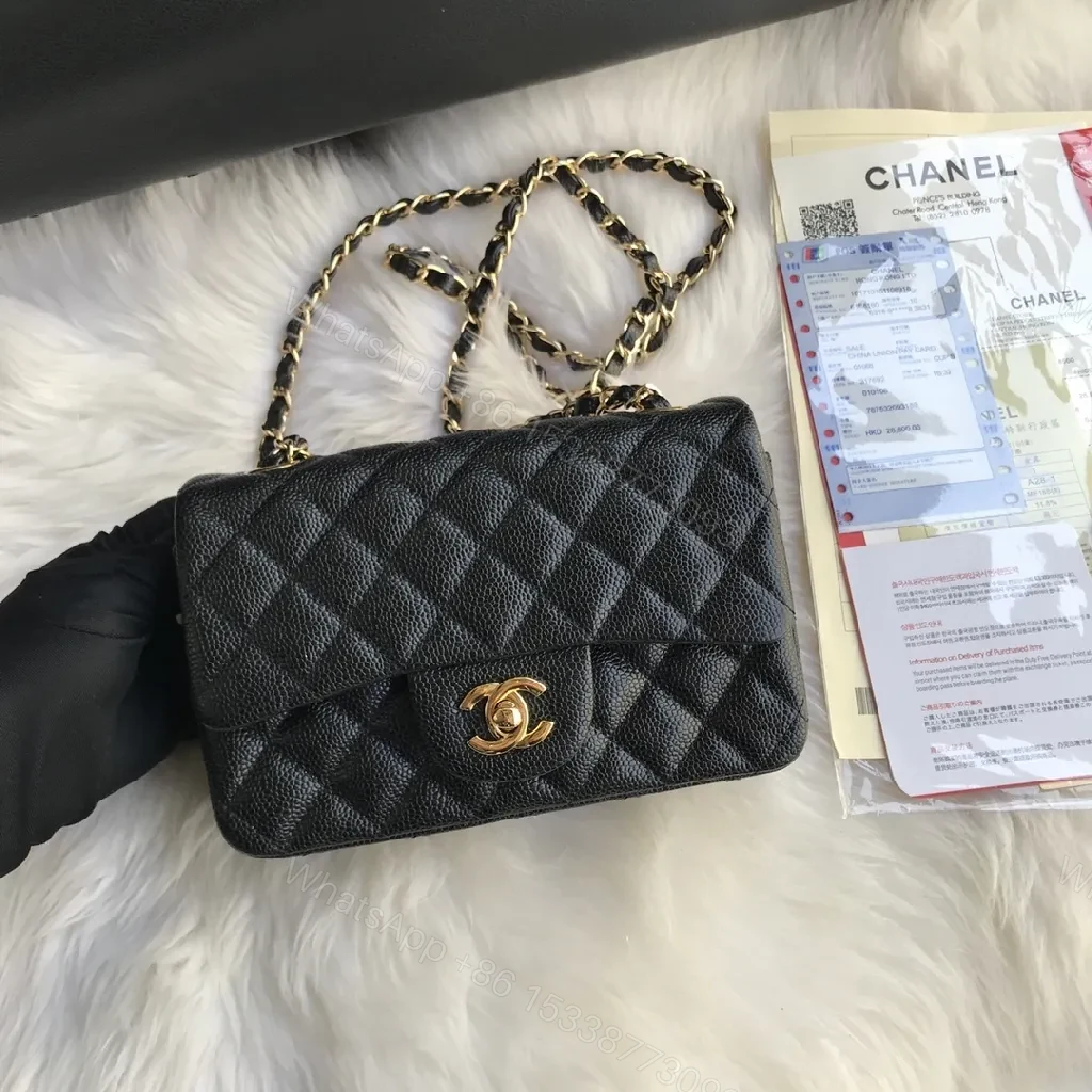 View 2 of Colorful Quilted Chain Bag: Compact Luxury Everyday Elegance
