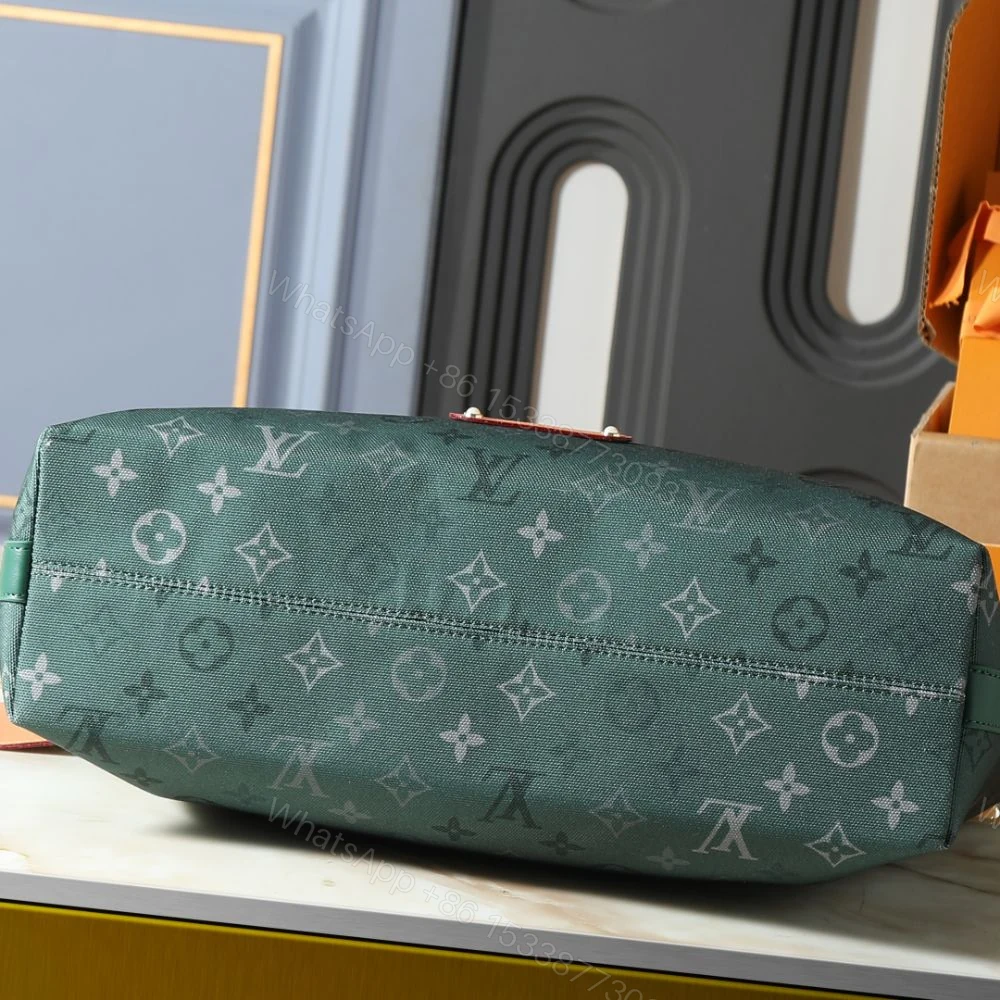 View 5 of Louis Vuitton Vagabond Hobo Monogram Surplus Green 48Cm M27181