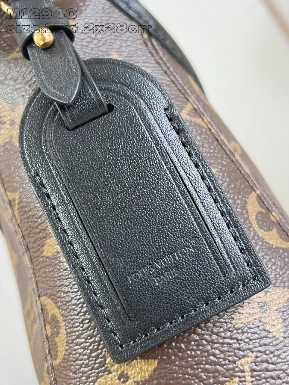 View 5 of Structured Monogram Satchel: Luxe, Modern, Durable Carryall