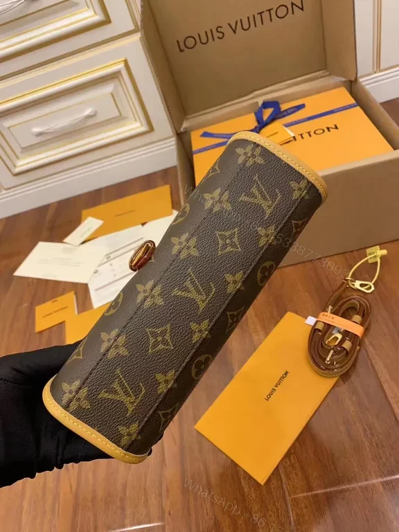 View 2 of Chic Monogram Crossbody â€” Compact LV Luxury Crossbody Bag