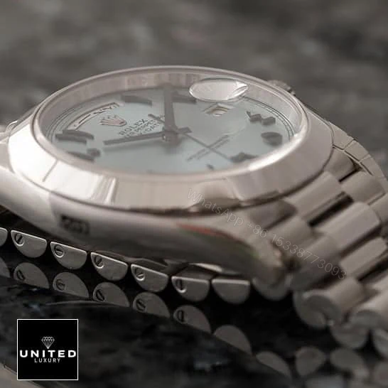 View 5 of Rolex Day-Date Arabic Dial 228206 Replica