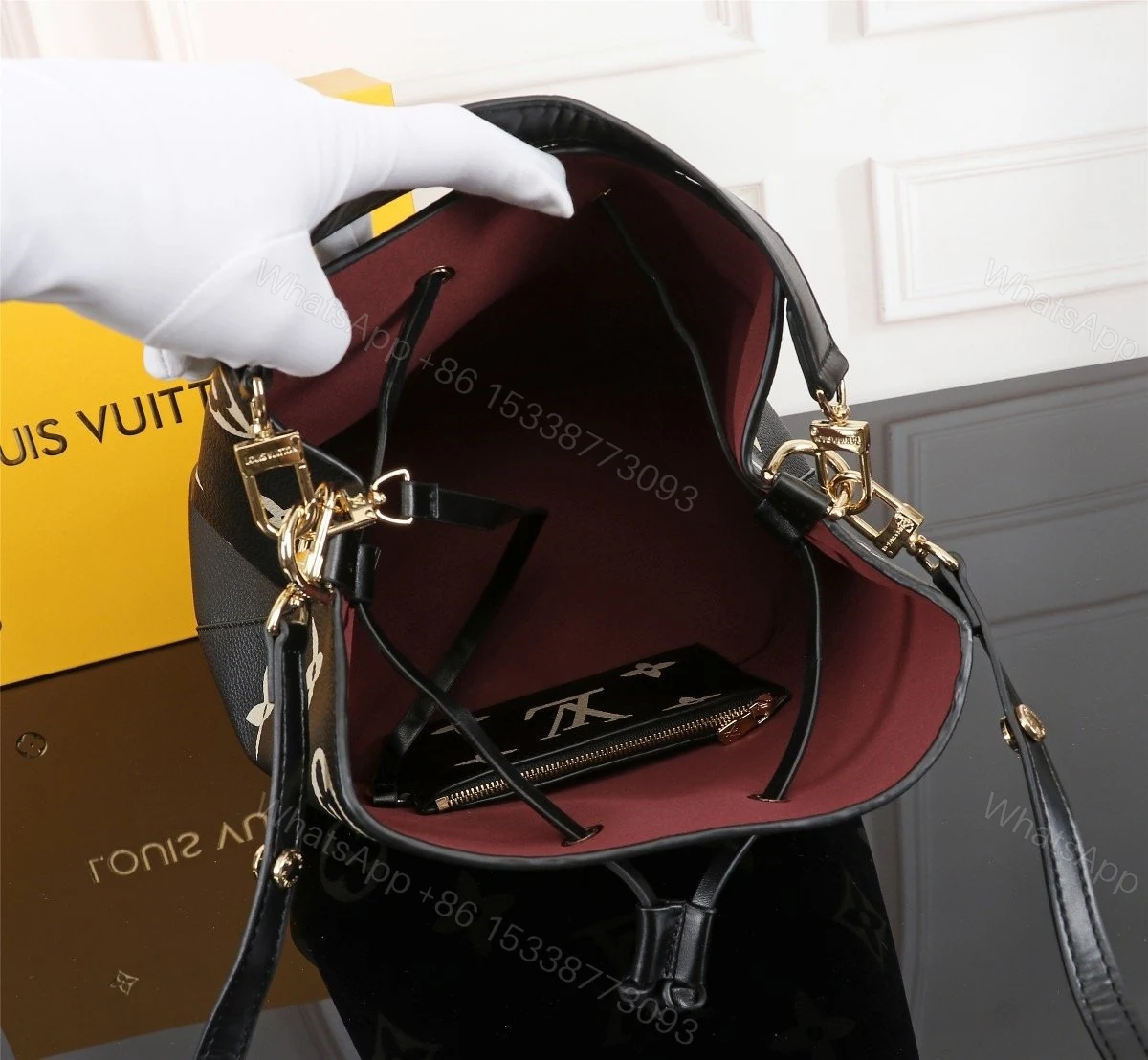 View 5 of LOUIS VUITTON Néonoé MM Monogram Empreinte