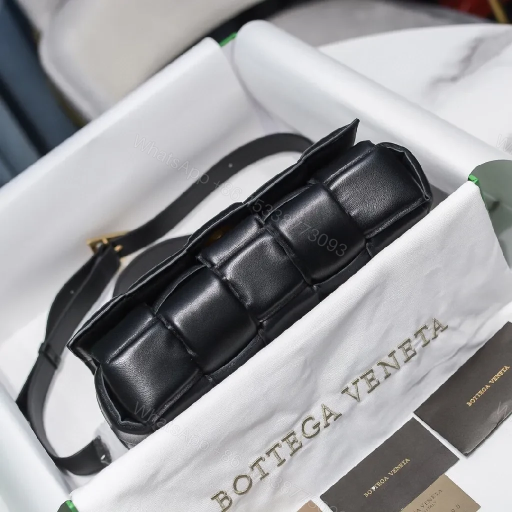View 4 of Quilted Leather Mini Bag: Quiet Luxury, Black, Crossbody