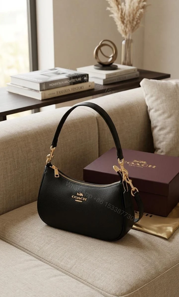 View 3 of Coach Teri High Quality Leather Bag First Copy | AAA+ Replica