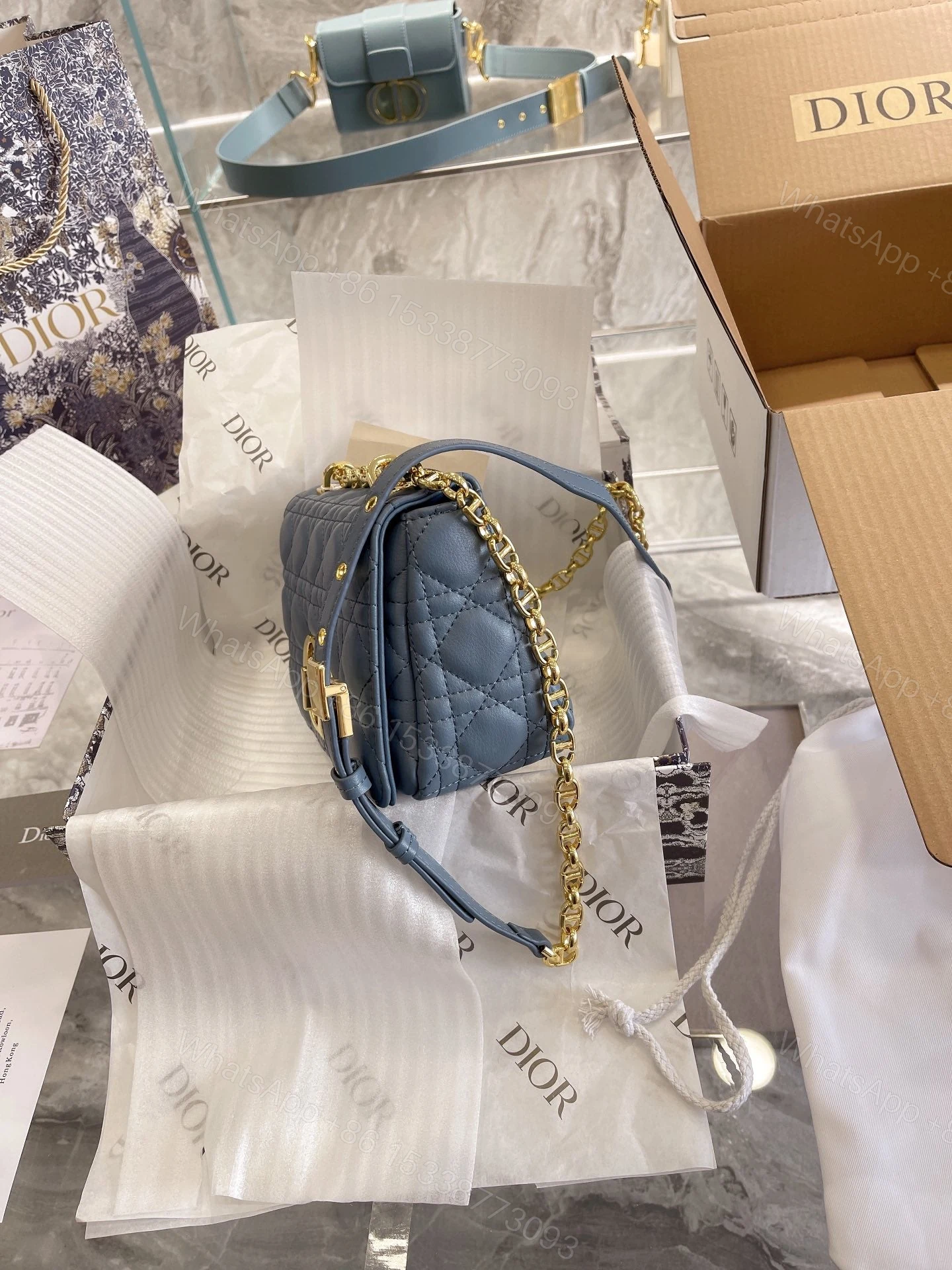 View 7 of LARGE DIOR CARO BAG
