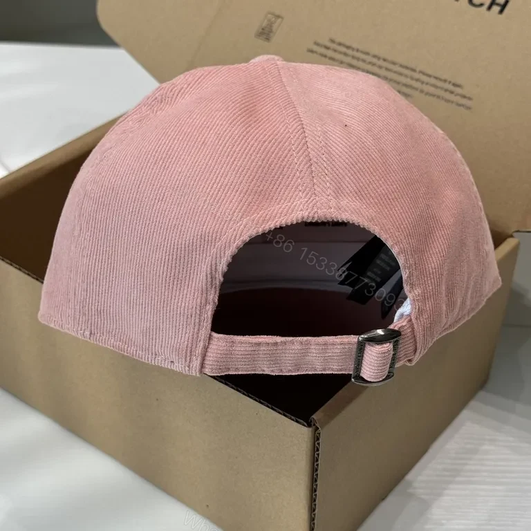 View 5 of Soft Rose Corduroy YSL Cap: Everyday Luxury Cap