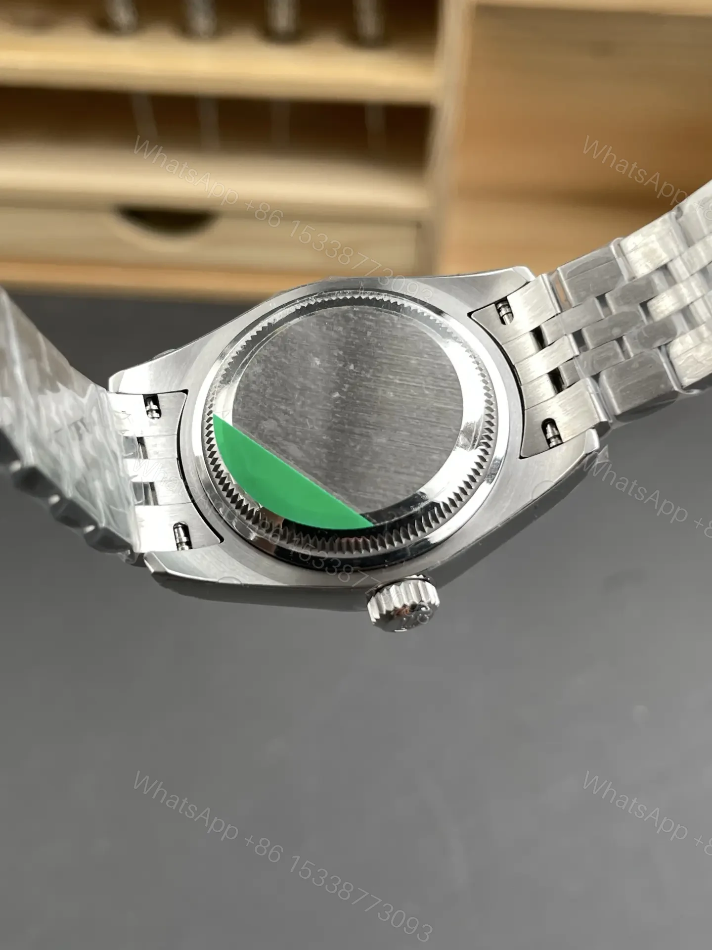View 5 of Rolex Datejust 28 Stainless Steel Fluted Jubilee MOP 178274-0042