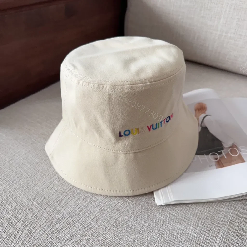 View 7 of Compact Luxury Bucket Hat - Embroidered, Unisex, Canvas Hat