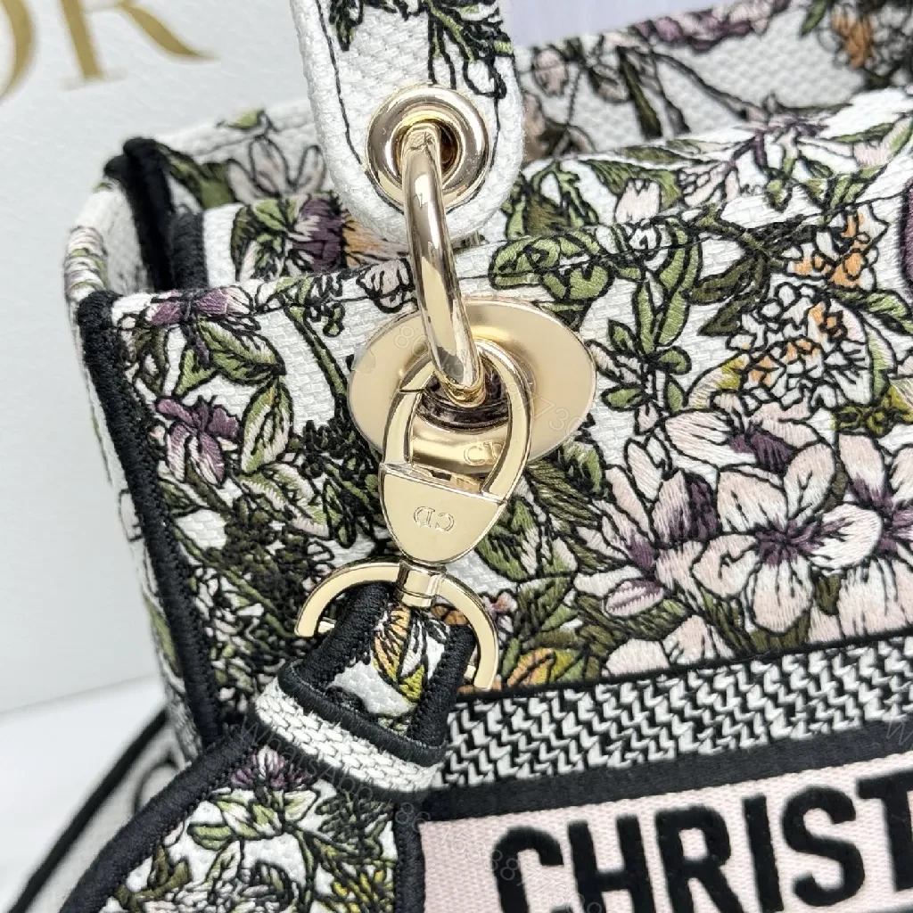 View 6 of Floral Jacquard Satchel: Luxe, Structured Handbag