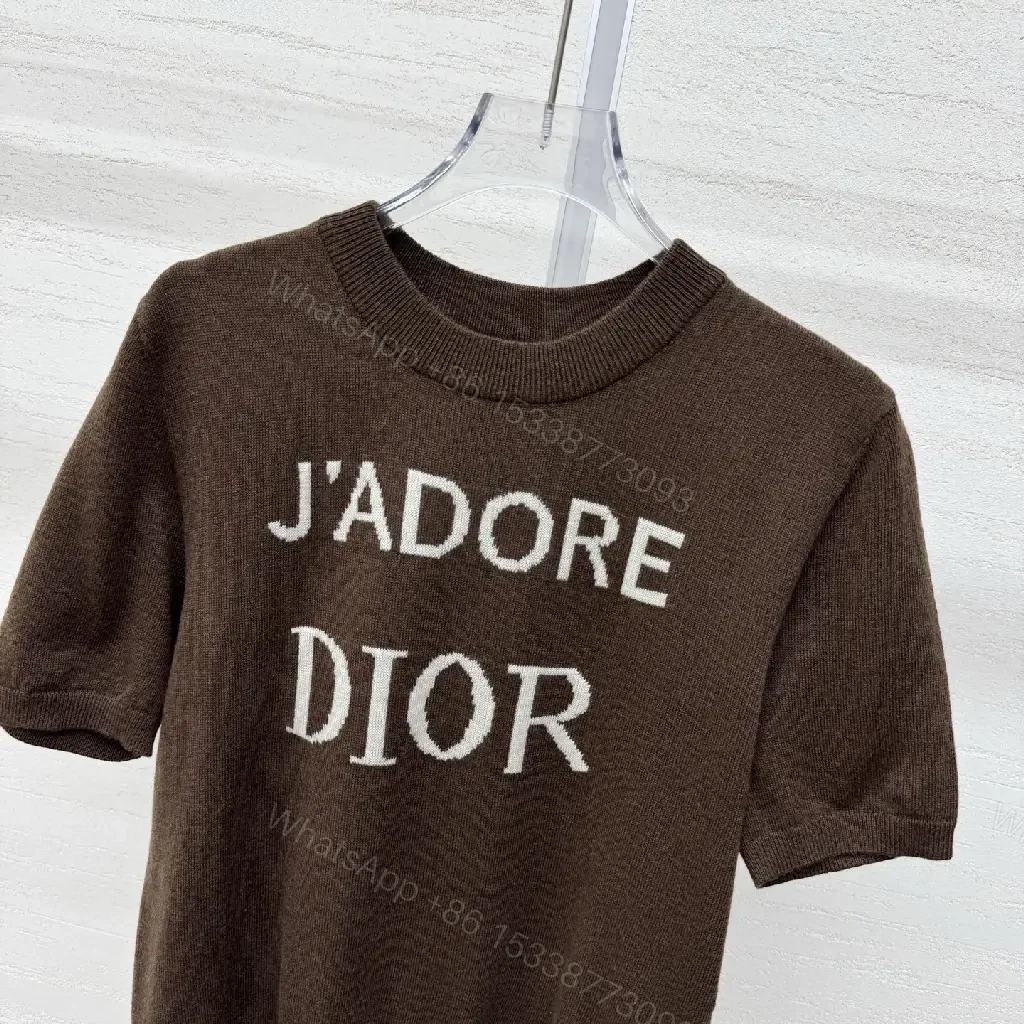 View 9 of Dark Knit — Premium Cotton Blend, Casual Luxe, Logo Accent Top