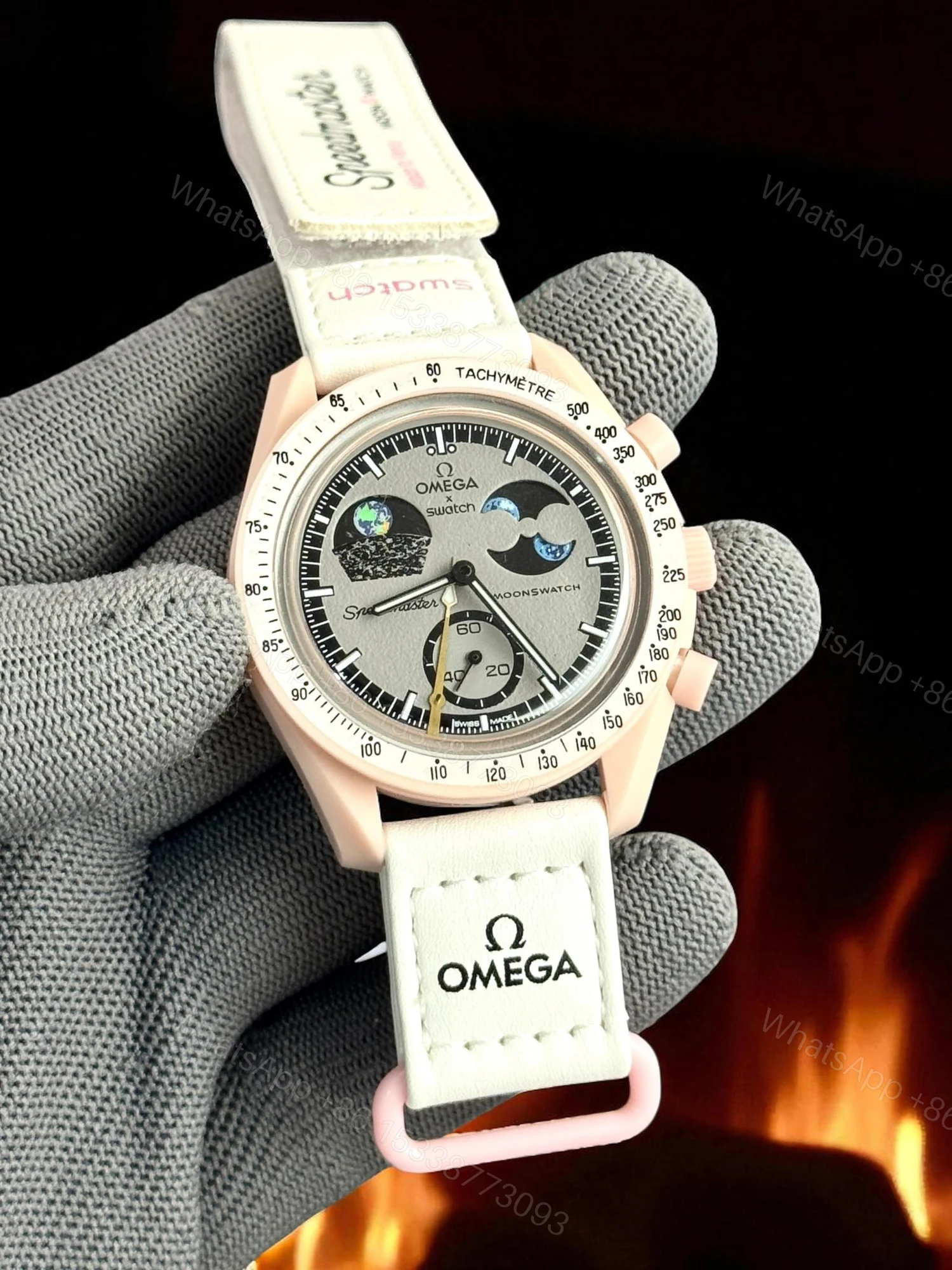 View 3 of FIRST COPY Omega space branded watch