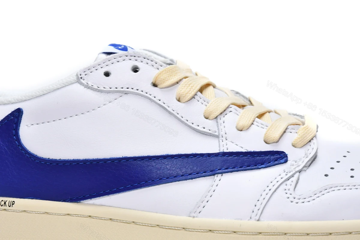 View 12 of Travis Scott x Air Jordan 1 Low WhiteBlue DM6839-186