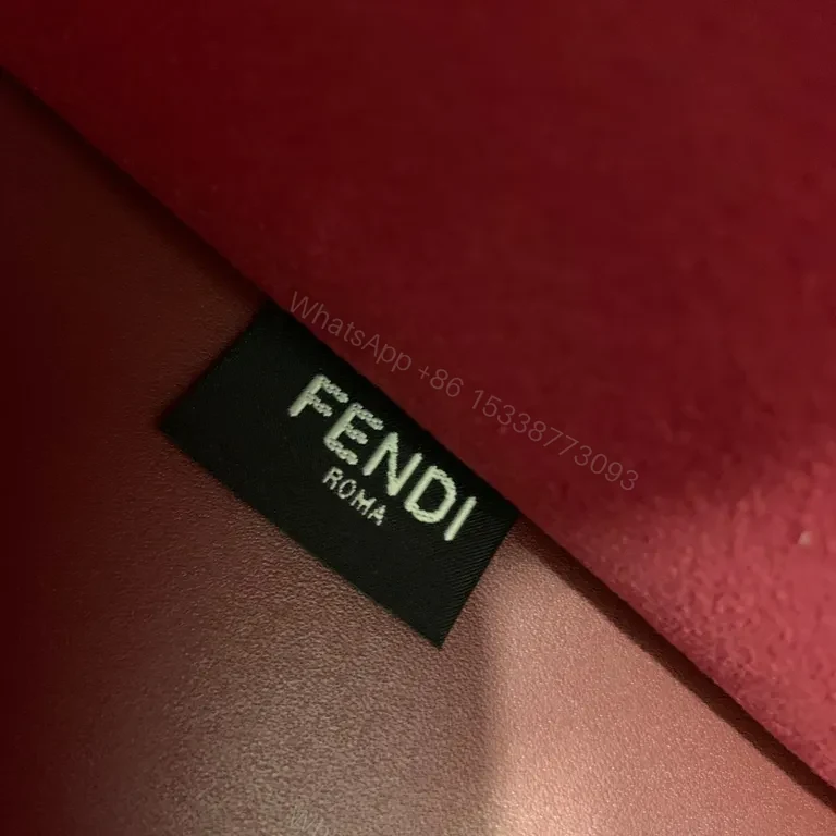 View 4 of Burgundy Leather Tote: Structured, Fendi-Inspired Luxury Bag