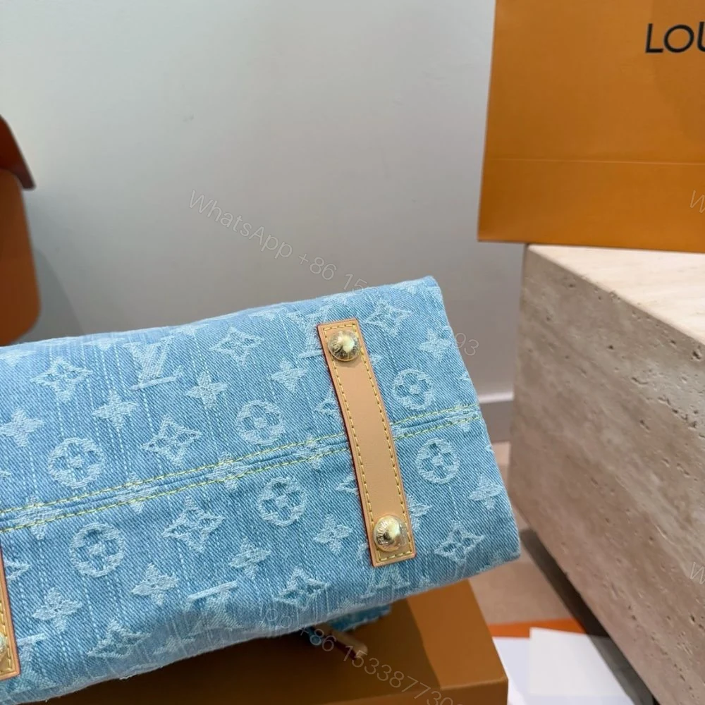 View 7 of Louis Vuitton Carryall PM Blue 30Cm