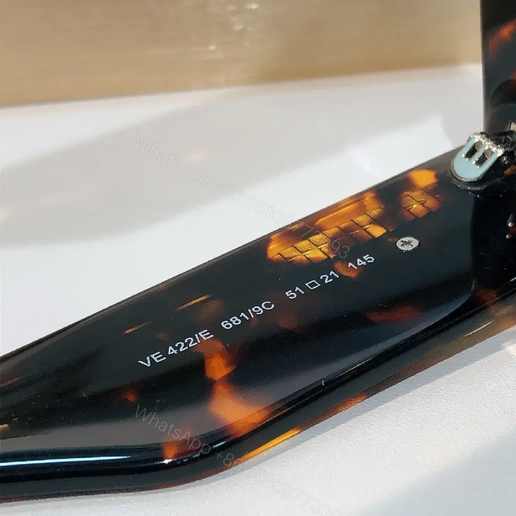 View 8 of Bold Acetate Sunglasses: Oval, Gold Hardware, Gradient Lenses