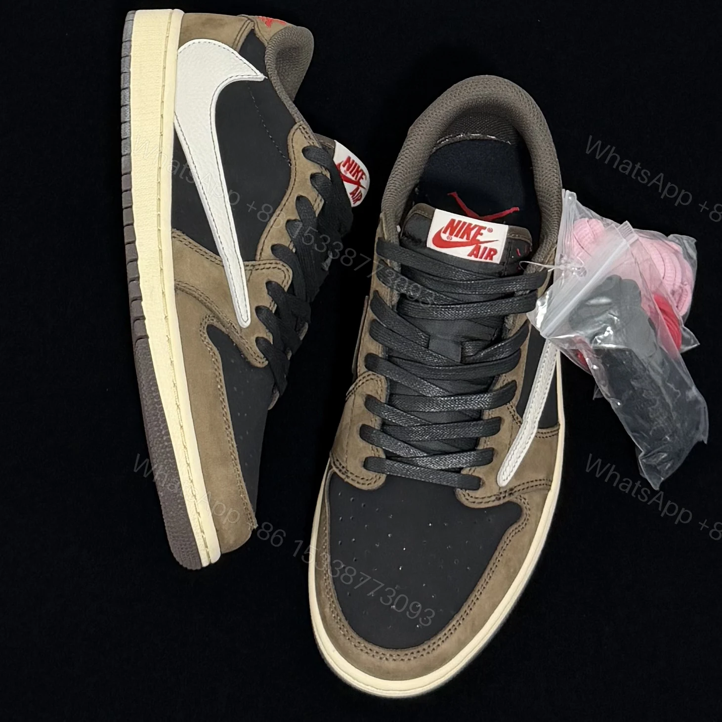 View 8 of Travis Scott x Air Jordan 1 Low Mocha Reps