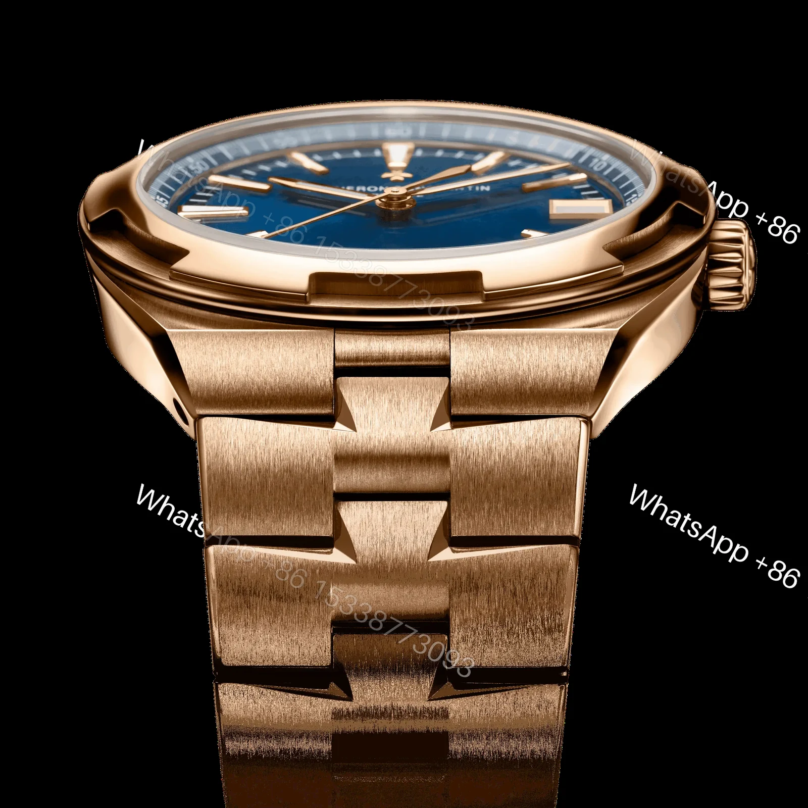 View 9 of Replica vacheron constantin Overseas self-winding 41 mm Pink gold, 18K 5N pink gold
