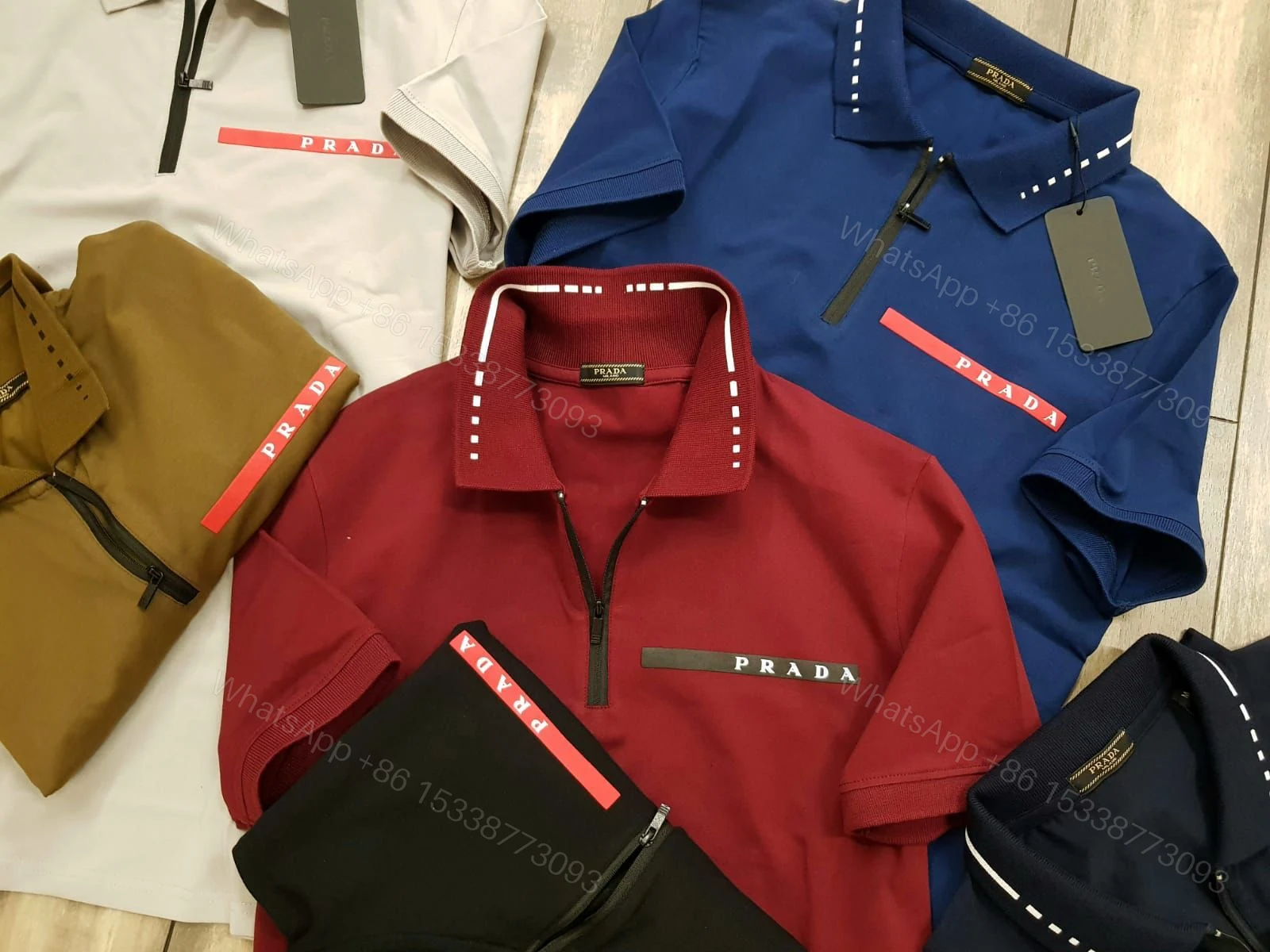 View 10 of First Copy PRADA Premium Men’s Polo T-Shirts