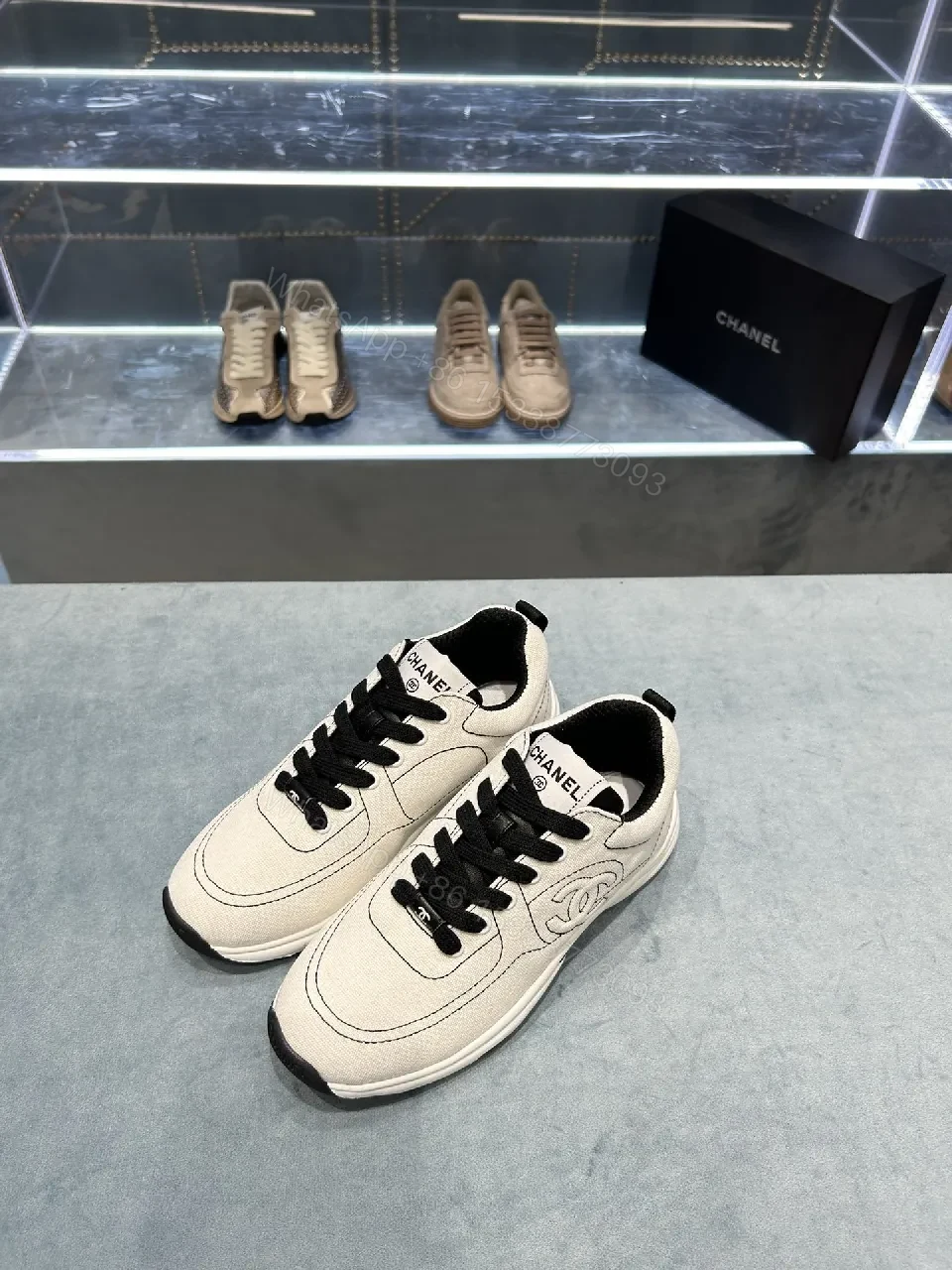 View 6 of Minimalist Black Trainer: Couture-Inspired, All-Day Comfort