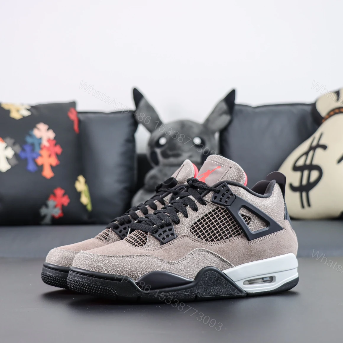 View 8 of Air Jordan 4 Retro Taupe Haze Reps