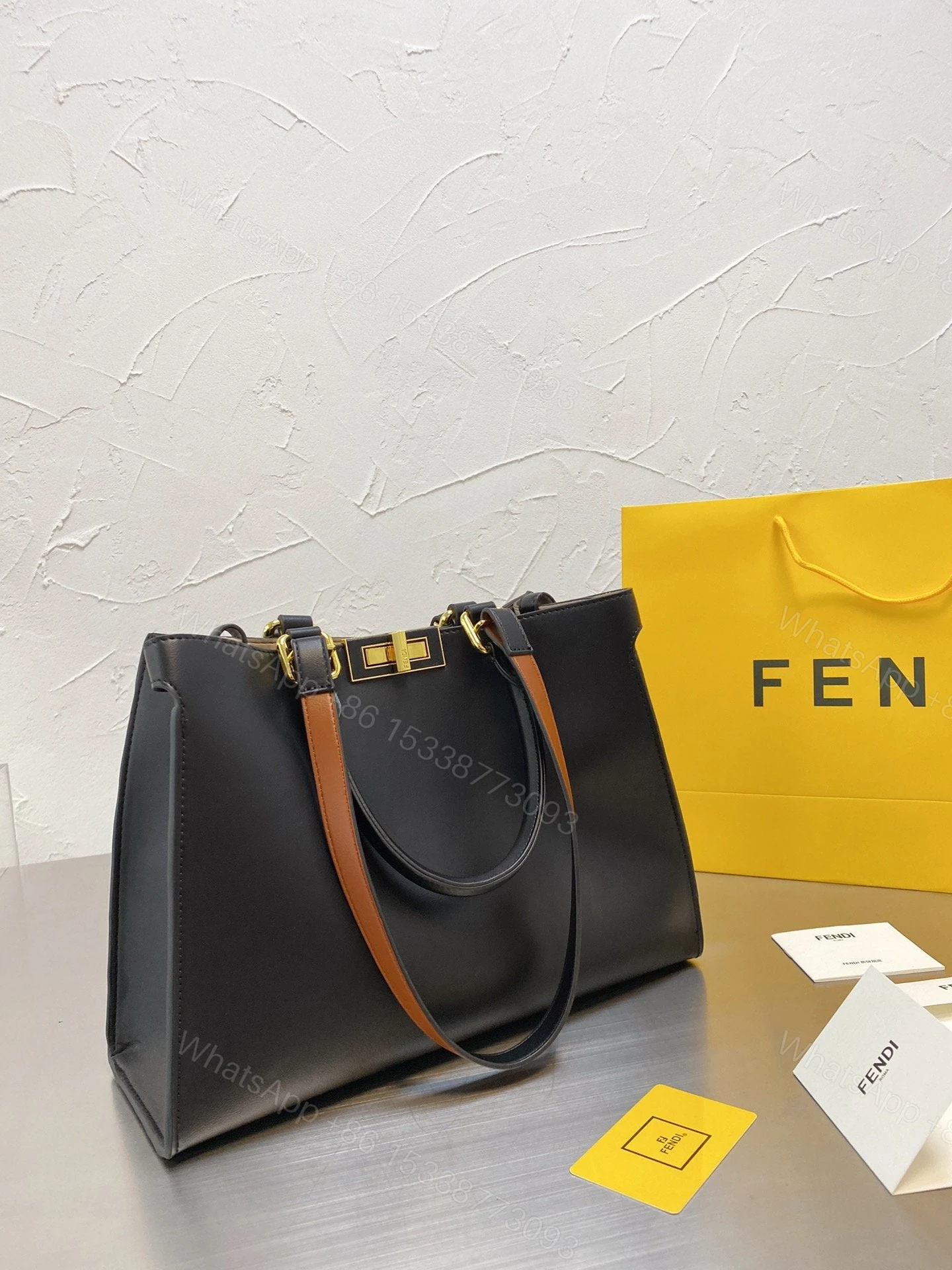 View 4 of Fendi Peekaboo X Tote