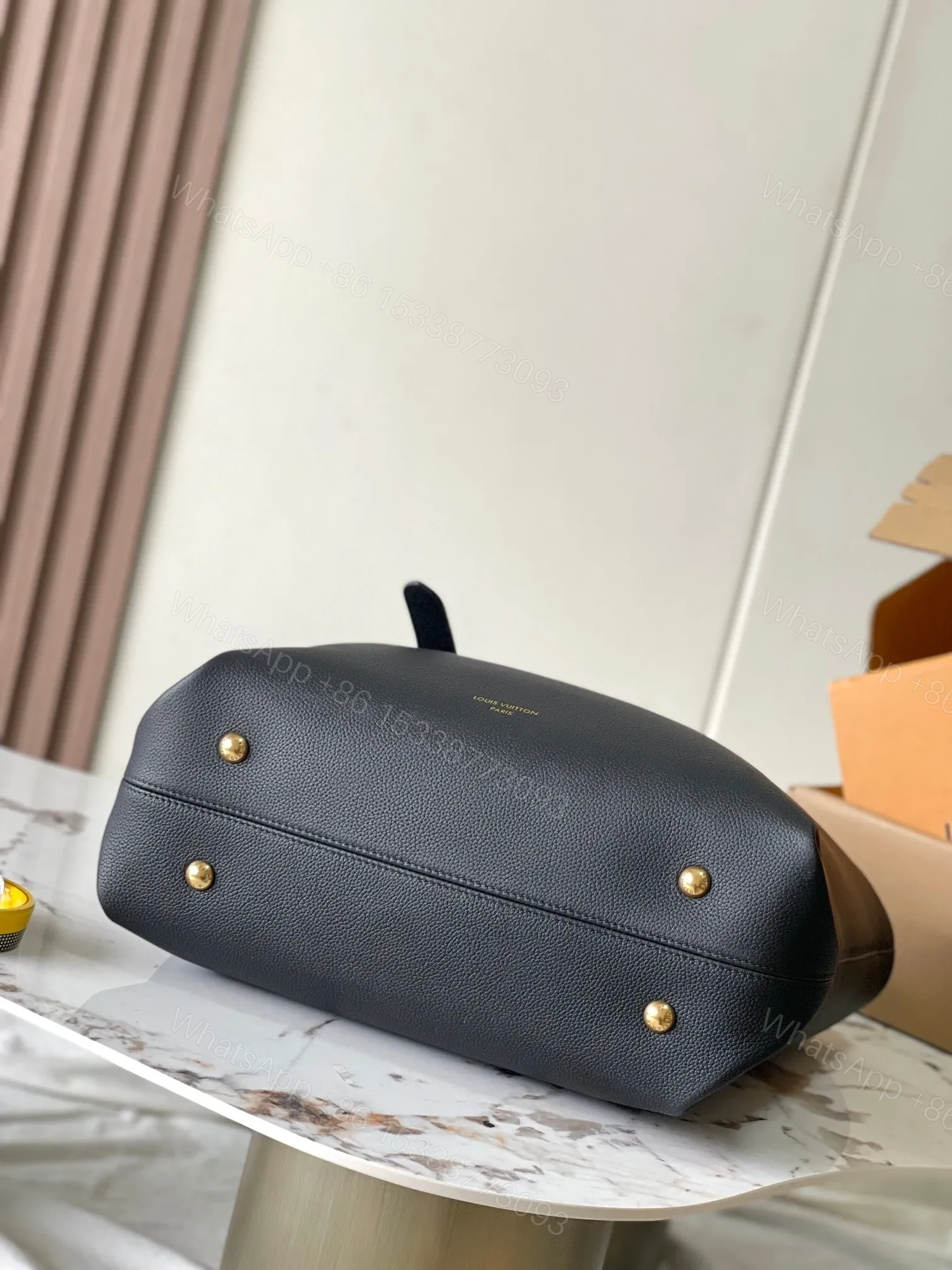View 4 of LV Low Key Cabas MM Black Colour