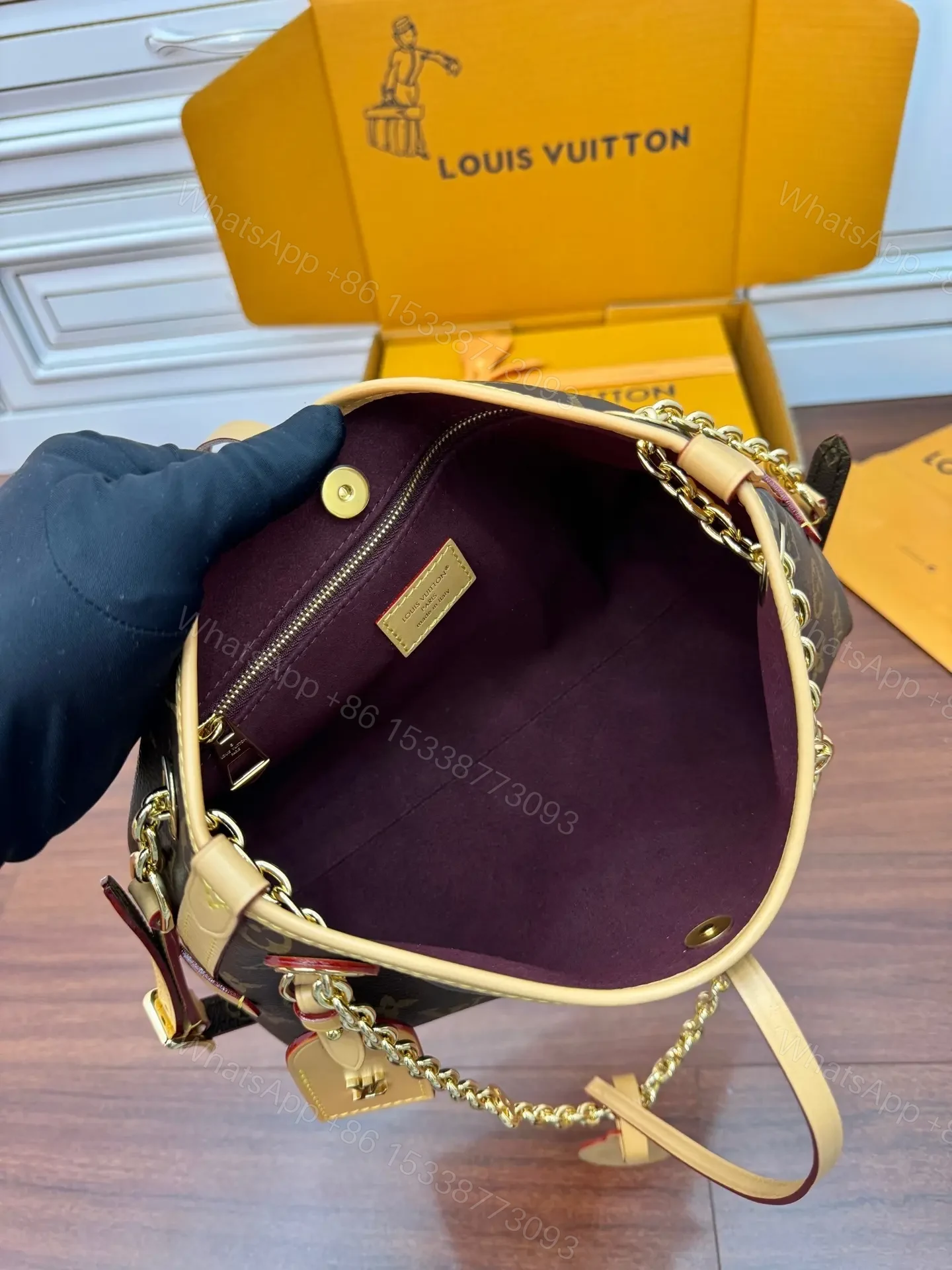 View 7 of LV Carryall BB Monogram Handbag