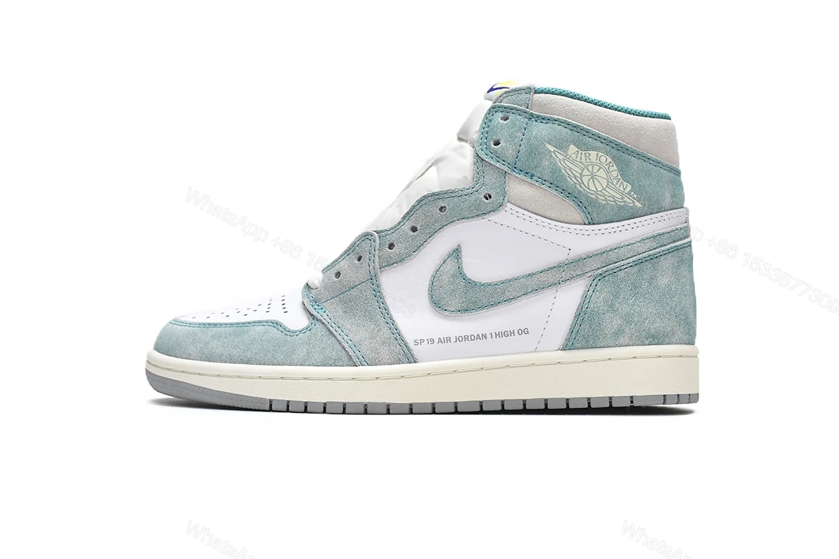 View 8 of Air Jordan 1 Retro High Turbo Green 555088-311