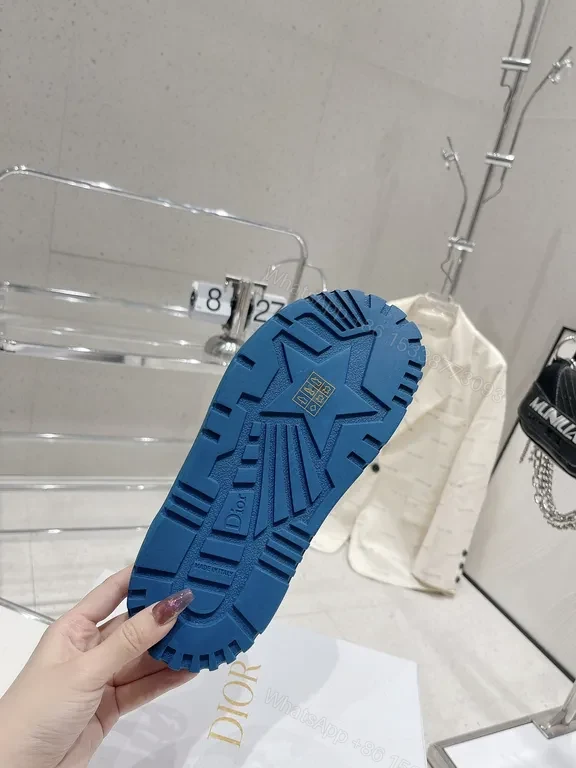 View 3 of Blue Dior-Inspired Sandals: Luxe Comfort & All-Day Support
