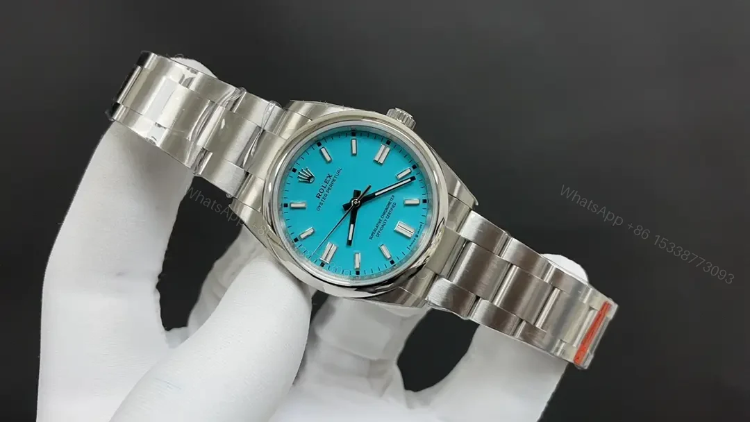 View 2 of Rolex Oyster Perpetual 36 126000 Turquoise Dial Watch 126000-0006