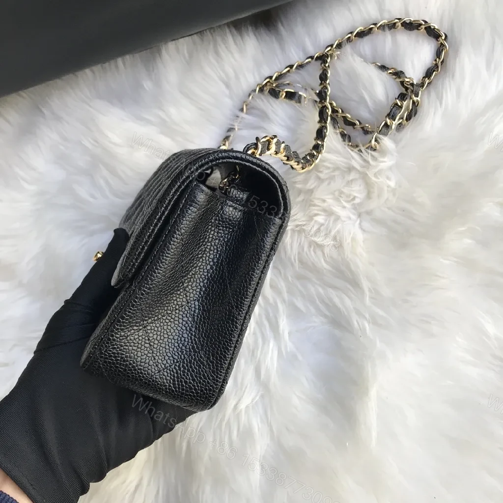 View 9 of Colorful Quilted Chain Bag: Compact Luxury Everyday Elegance