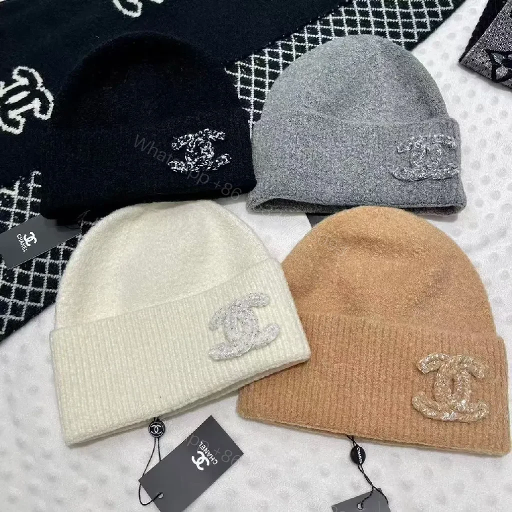 View 2 of Black + Knit + Beanie + Subtle Logo + Beanie