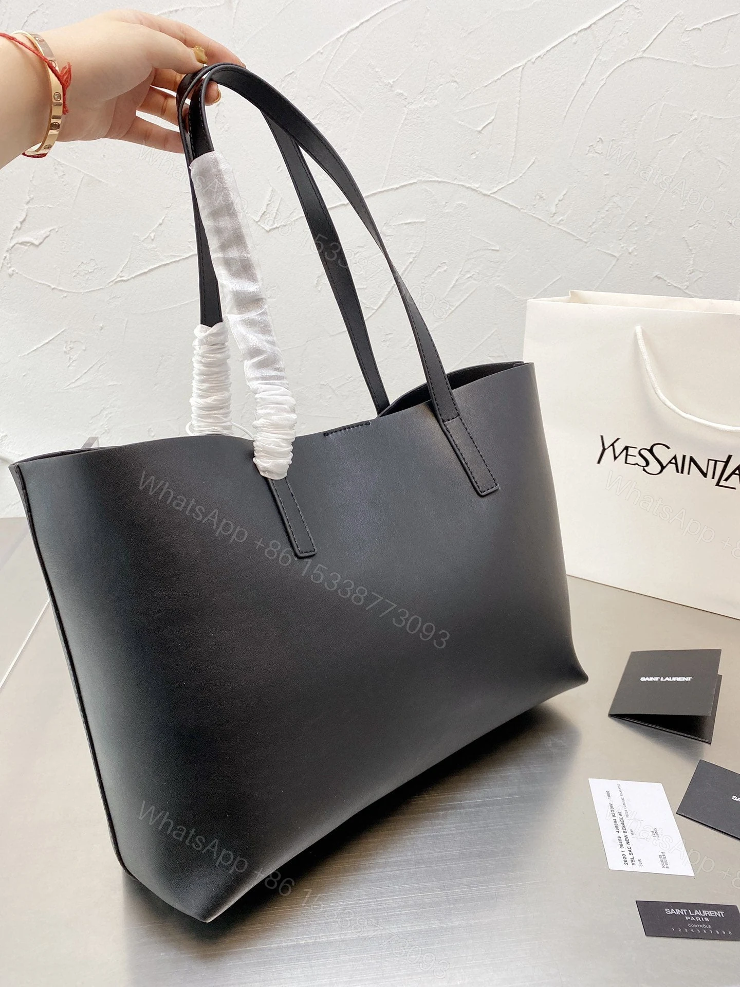 View 8 of Saint Laurent YSL Shopping Bag