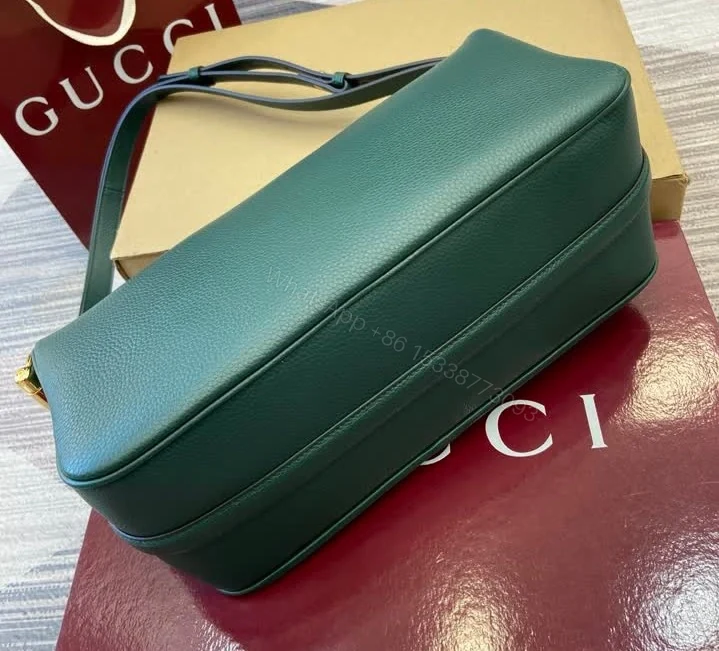 View 40 of Gucci Half Horsebit Medium Shoulder Bag TB5474