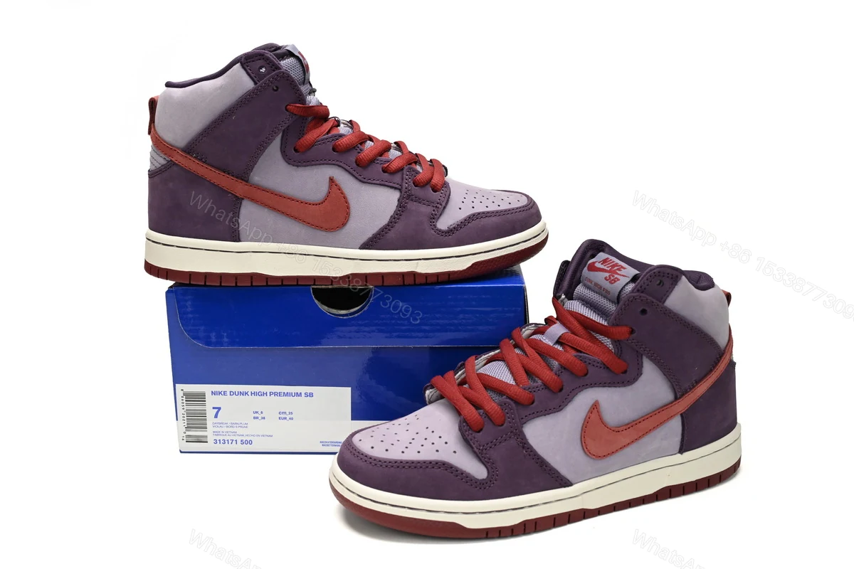 Nike Dunk SB High Daybreak Plum 313171-500 — view 2
